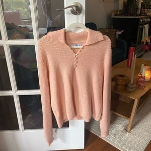 MANGO Pink Pullover Sweater